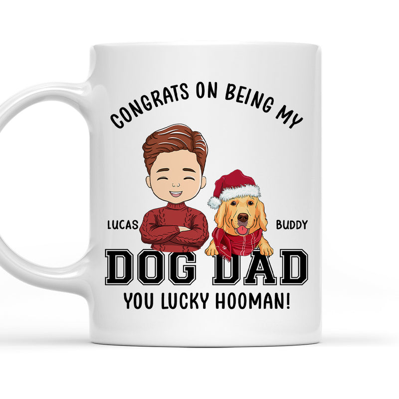 Congrats Dog Dad/Mom - Personalized Custom Coffee Mug