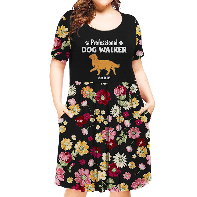 Professional Dog Walker - Personalized Custom Casual Dress