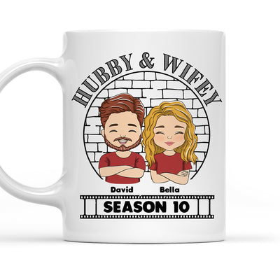 Hubby Wifey - Personalized Custom Coffee Mug