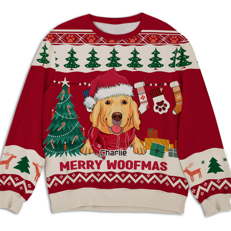Pawlidays Winter - Personalized Custom All-Over-Print Sweatshirt