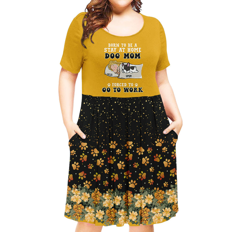 Stay At Home - Personalized Custom Casual Dress