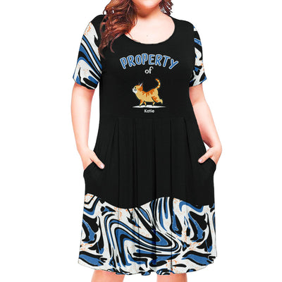 Cat Property - Personalized Custom Casual Dress