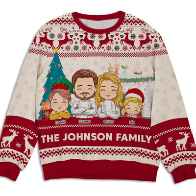 The Family - Personalized Custom All-Over-Print Sweatshirt