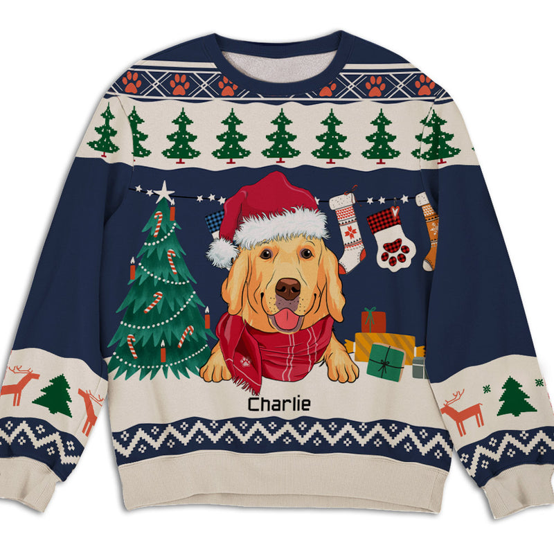 Paw Winter - Personalized Custom All-Over-Print Sweatshirt