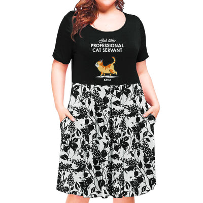 Professional Cat Servant - Personalized Custom Casual Dress