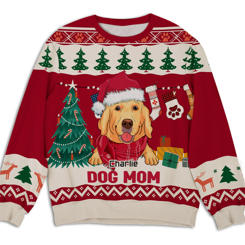 Dad Mom Winter - Personalized Custom All-Over-Print Sweatshirt