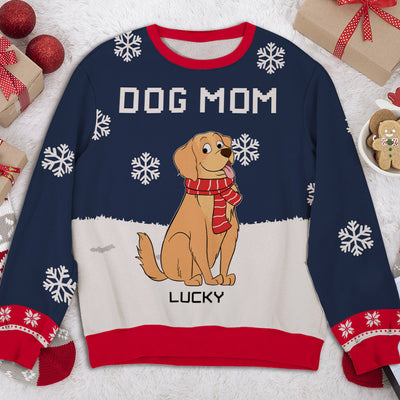 Pets In Winter - Personalized Custom All-Over-Print Sweatshirt