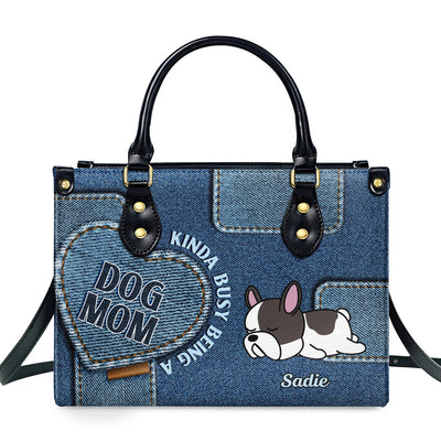 Busy Mom - Personalized Custom Leather Bag