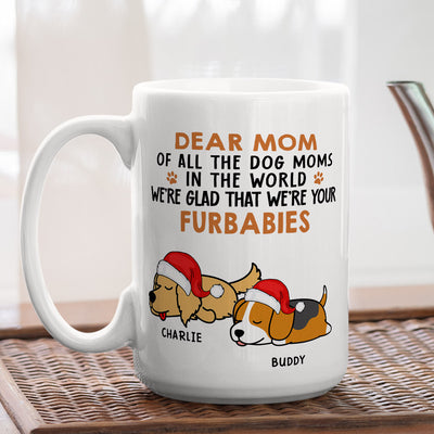 Glad To Be Your Furbaby - Personalized Custom Coffee Mug