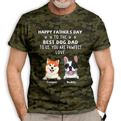 Best Dog Dad - Personalized Custom All-over-print T-shirt