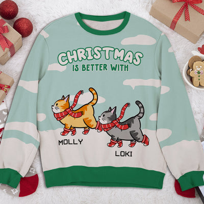 Better Christmas - Personalized Custom All-Over-Print Sweatshirt