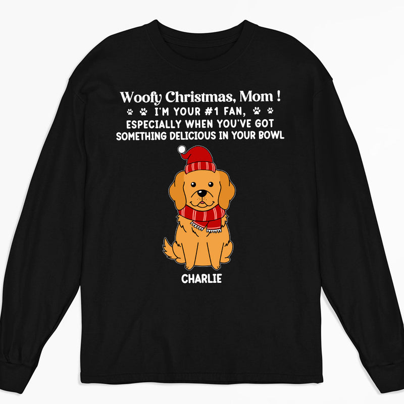 Top Fan Of Mom - Personalized Custom Long Sleeve T-shirt