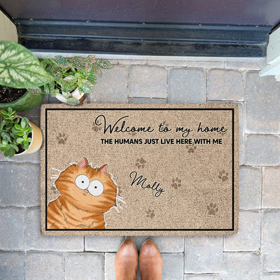 Hope You Like Fur Babies - Personalized Custom Doormat