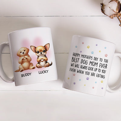 Even When Eating - Personalized Custom Coffee Mug