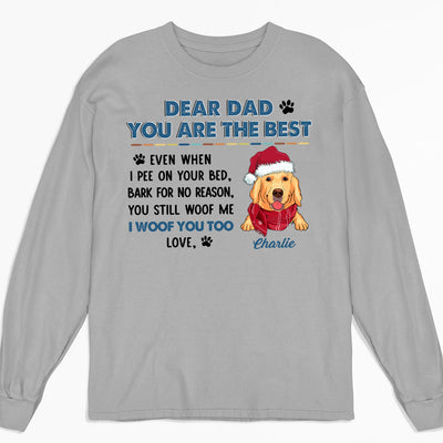 Still Woof You Dad - Personalized Custom Long Sleeve T-shirt