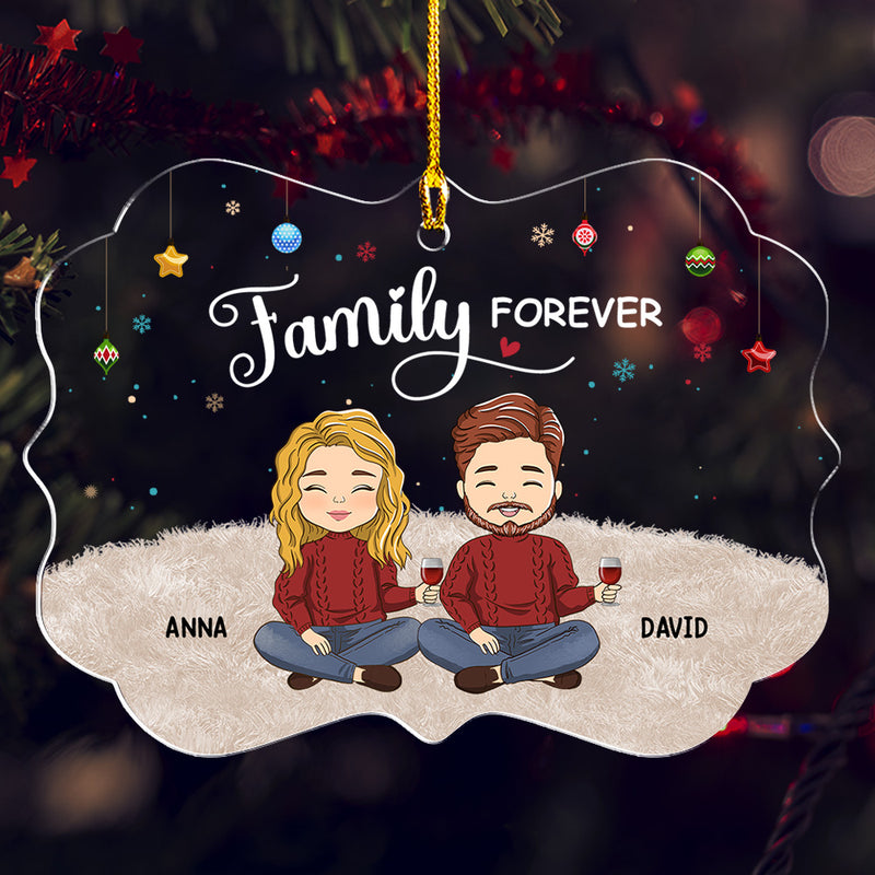 Family Forever - Personalized Custom Acrylic Ornament