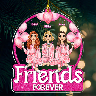 Besties Forever - Personalized Custom Acrylic Ornament