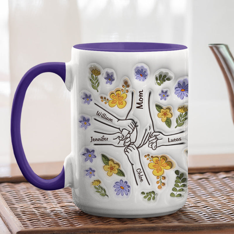 Mothers Love Is Bliss, Is Peace - Personalized Custom Accent Mug