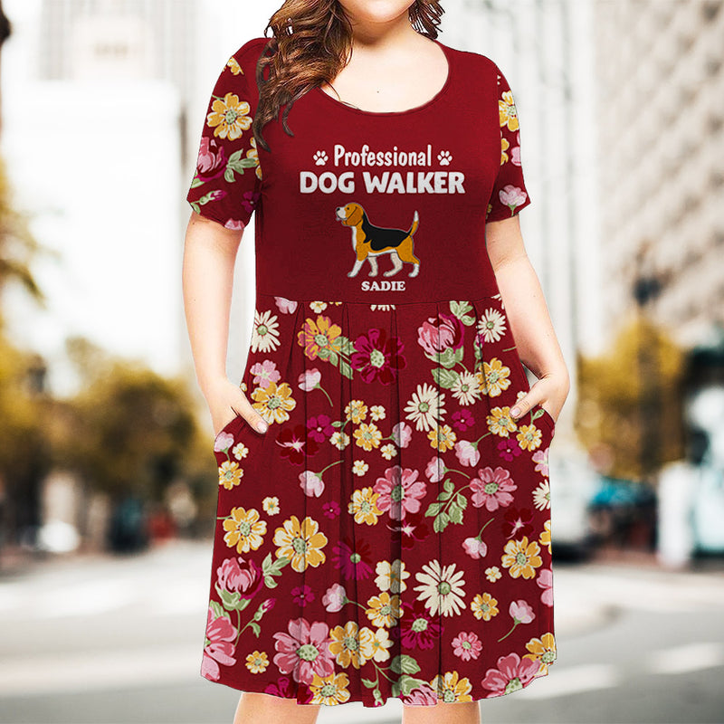 Professional Dog Walker - Personalized Custom Casual Dress