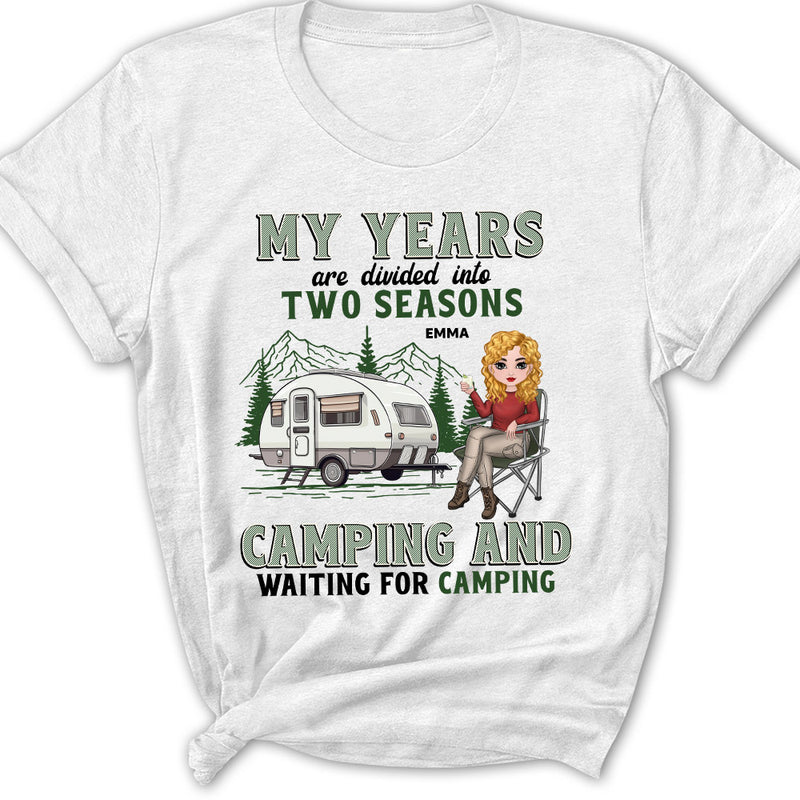 Years Of Camping - Personalized Custom Women&