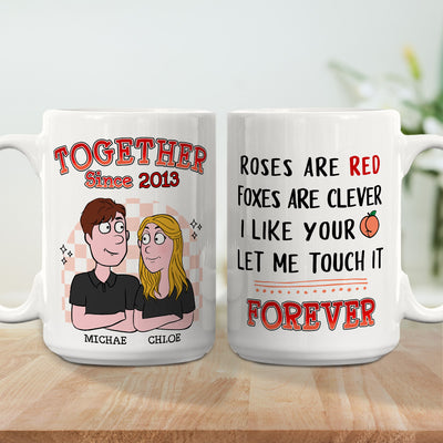 Let Me Touch It - Personalized Custom Coffee Mug