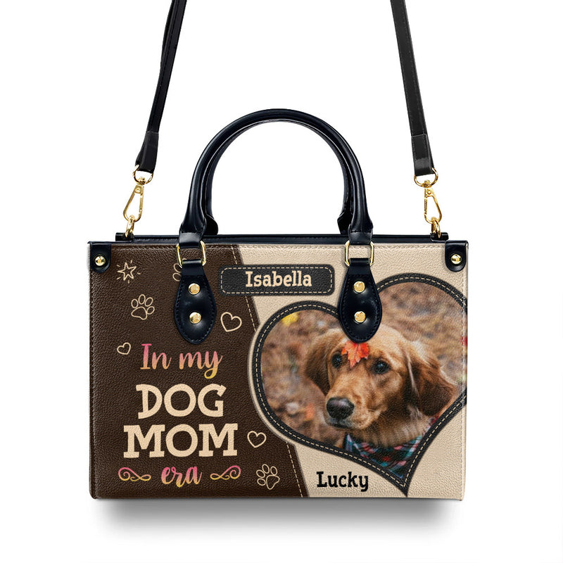 Dog Mom Era - Personalized Custom Leather Bag