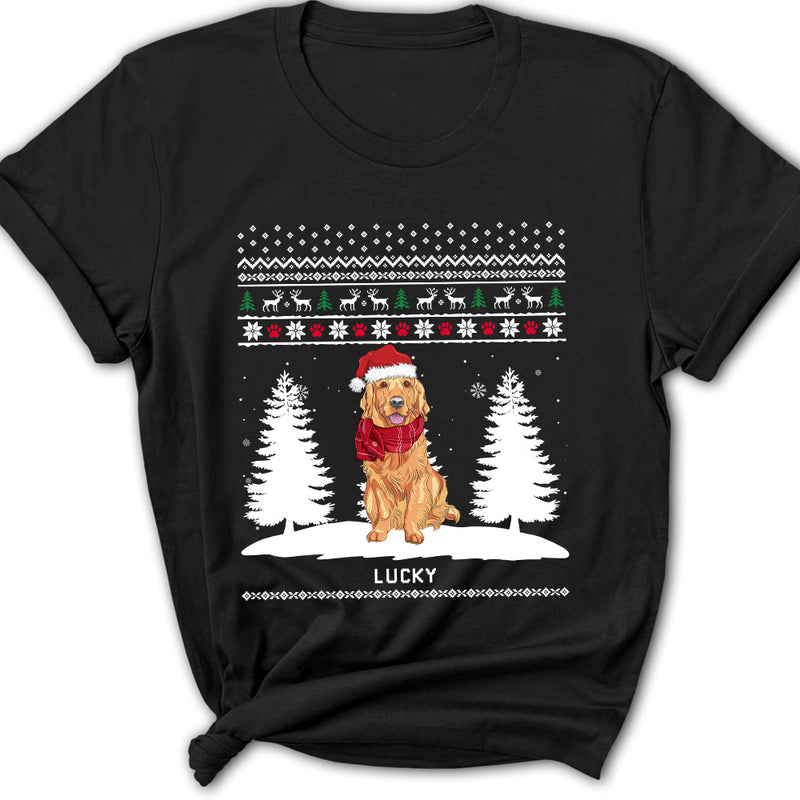 Winter Dog - Personalized Custom Women&