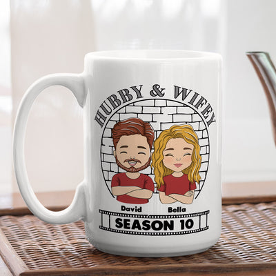 Hubby Wifey - Personalized Custom Coffee Mug