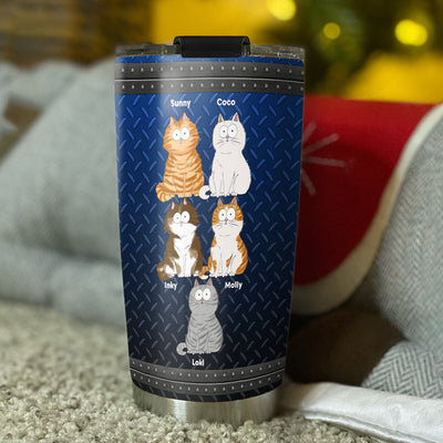 Super Sexy Cat Dad - Personalized Custom Tumbler