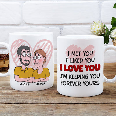 Keeping You Forever - Personalized Custom Coffee Mug