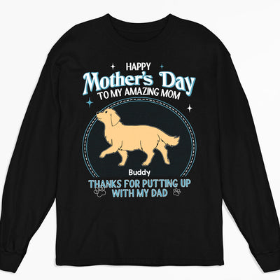 To My Amazing Mother - Personalized Custom Long Sleeve T-shirt