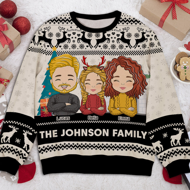 The Family - Personalized Custom All-Over-Print Sweatshirt