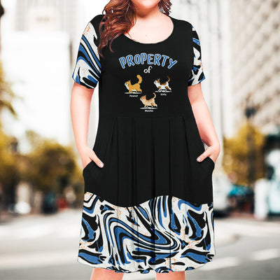 Cat Property - Personalized Custom Casual Dress