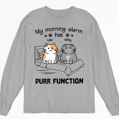 My Morning Alarm  - Personalized Custom Long Sleeve T-shirt