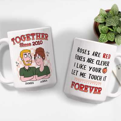 Let Me Touch It - Personalized Custom Coffee Mug