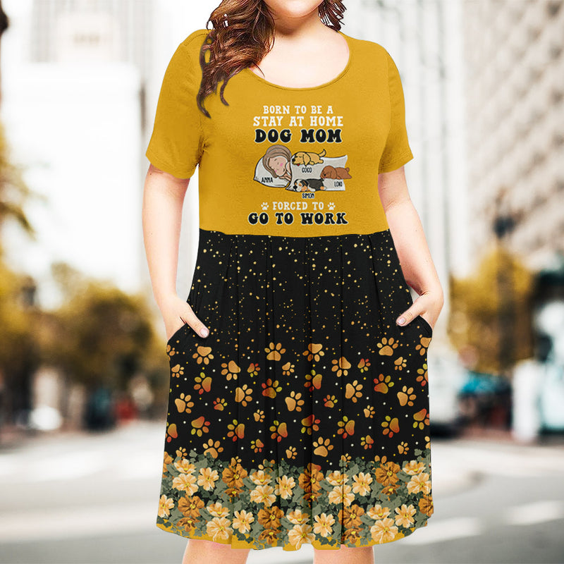 Stay At Home - Personalized Custom Casual Dress