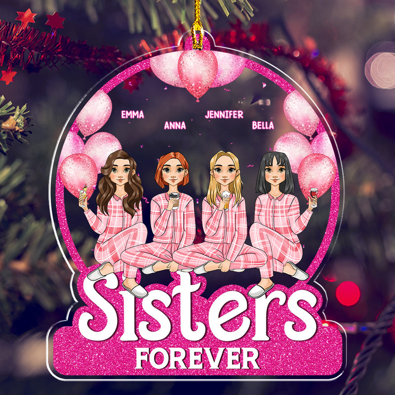 Besties Forever - Personalized Custom Acrylic Ornament