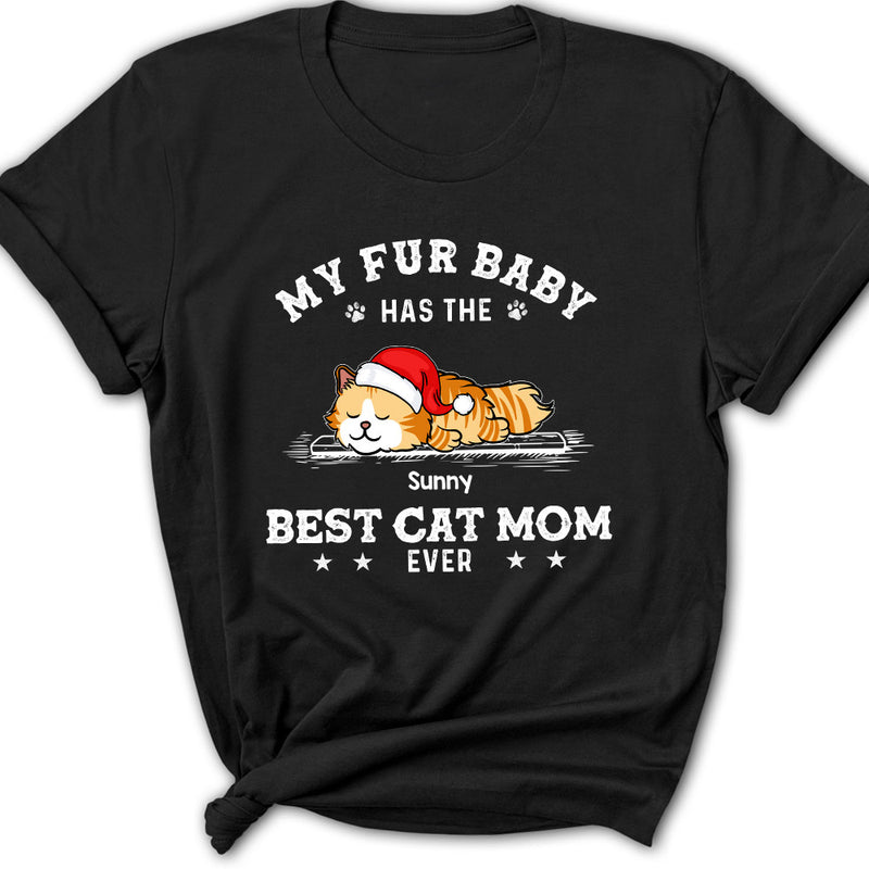 The Best Cat Dad - Personalized Custom Women&