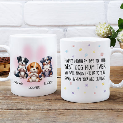 Even When Eating - Personalized Custom Coffee Mug