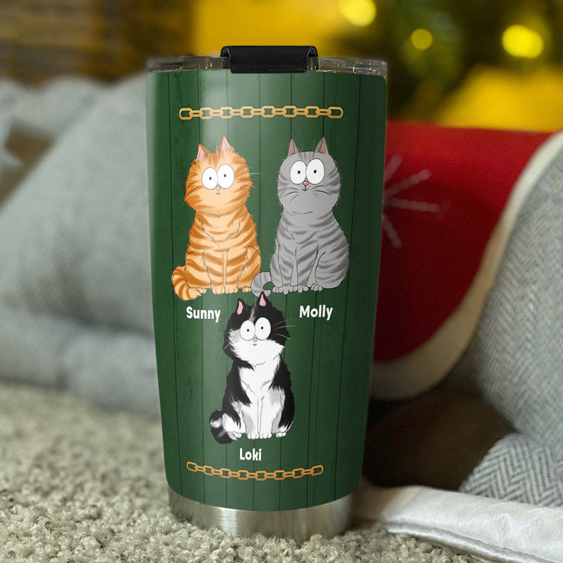 Best Cat Dad Ever - Personalized Custom Tumbler