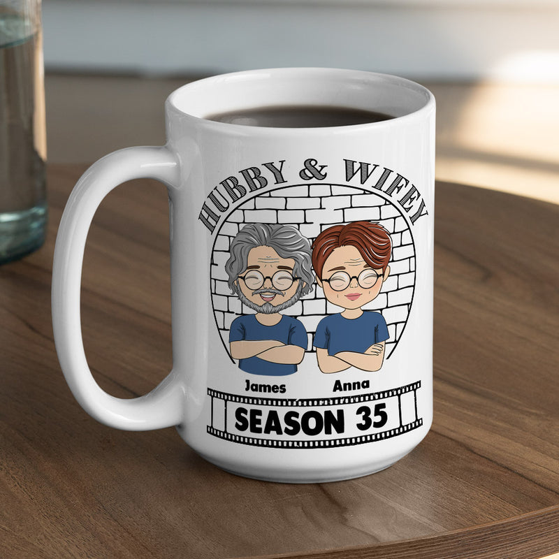 Hubby Wifey - Personalized Custom Coffee Mug