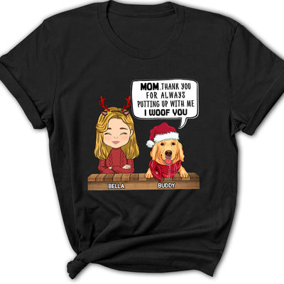 Putting Up With - Personalized Custom Women's T-shirt