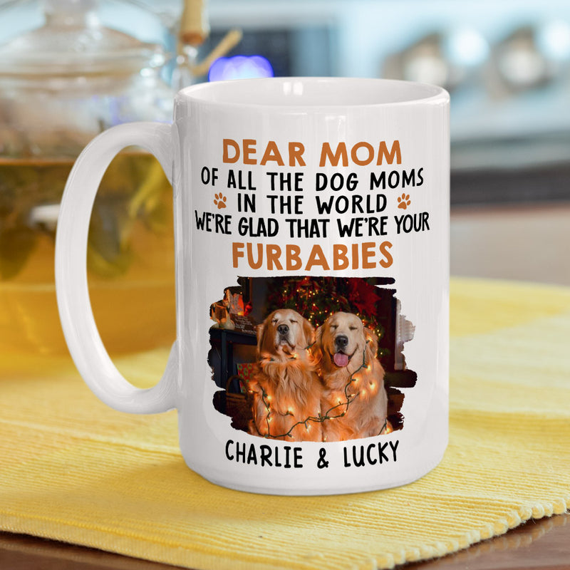 Glad To Be Your Furbaby - Personalized Custom Coffee Mug