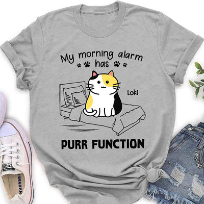 My Morning Alarm  - Personalized Custom Women's T-shirt