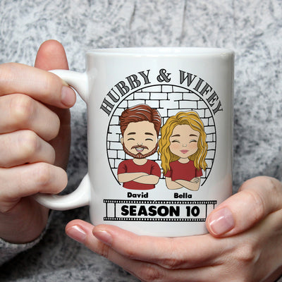 Hubby Wifey - Personalized Custom Coffee Mug