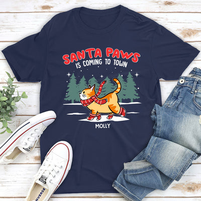 The Santa Paws - Personalized Custom Unisex T-shirt