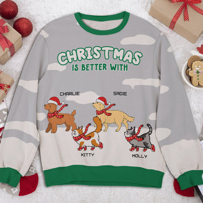 Better Christmas - Personalized Custom All-Over-Print Sweatshirt