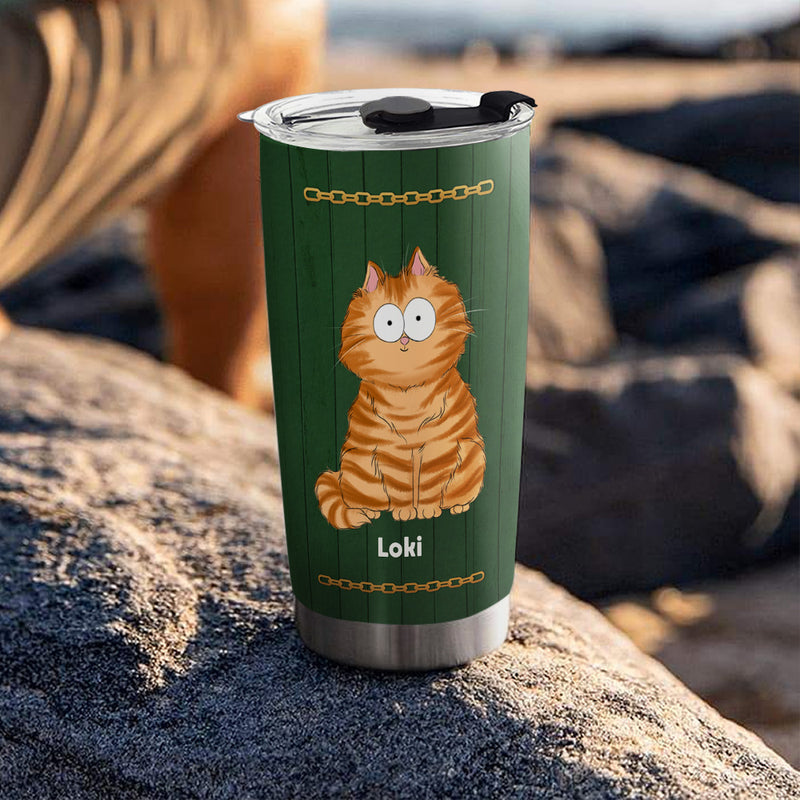 Best Cat Dad Ever - Personalized Custom Tumbler