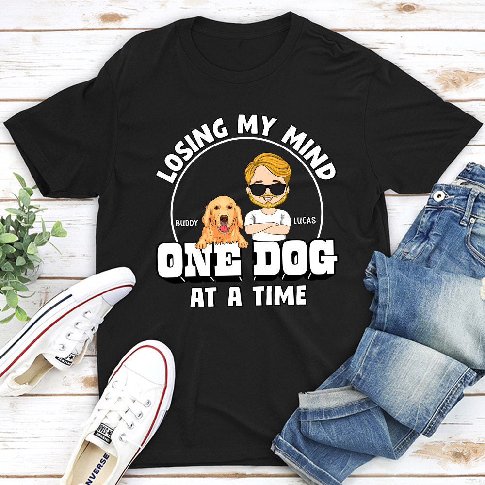 Losing My Mind Personalized Pet Owner Custom Unisex T-shirt