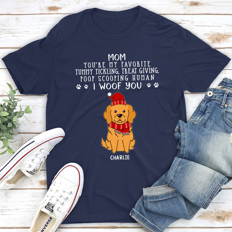 The Best Human - Personalized Custom Unisex T-shirt